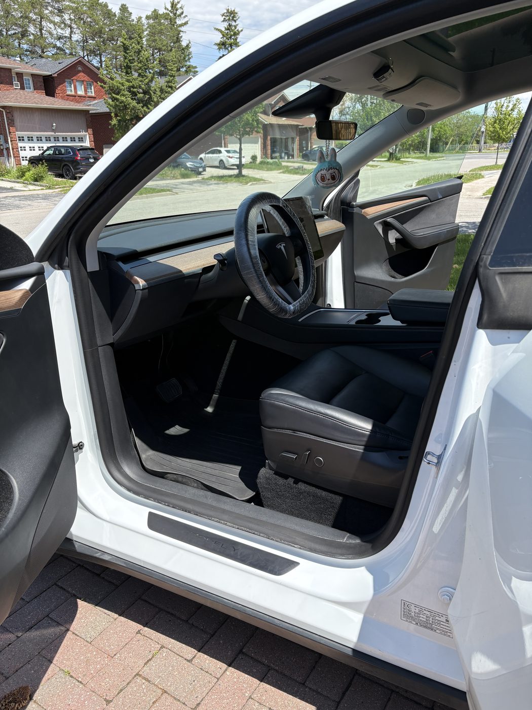 Tesla Model Y detailed interior